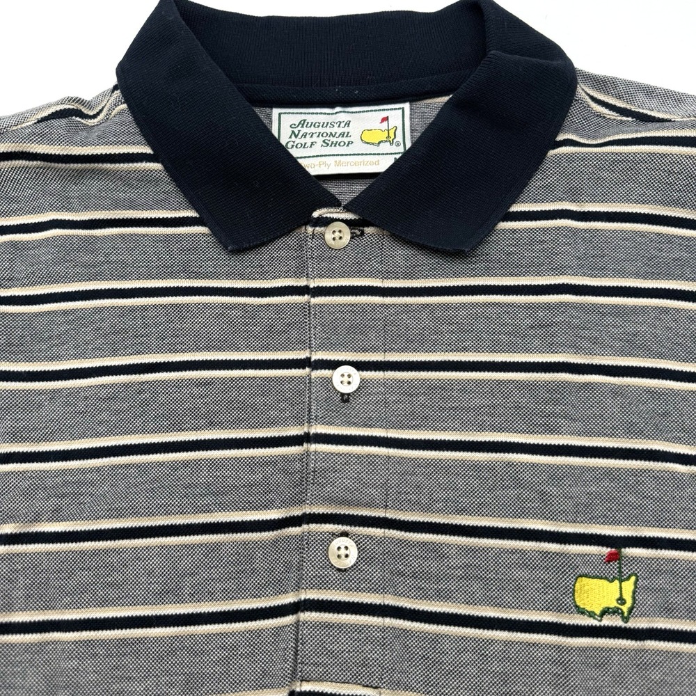 Augusta National Golf Shop Men's Short Sleeve‎ Multicolor M Masters Golf Polo